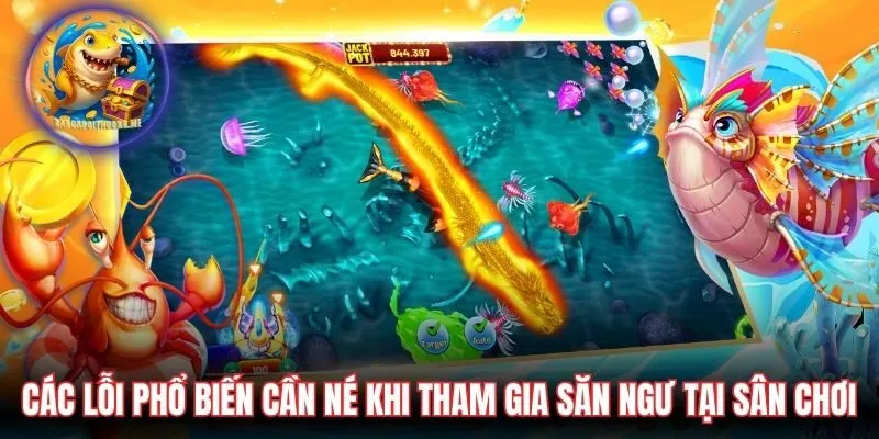 Các lỗi phổ biến cần né khi tham gia săn ngư tại sân chơi